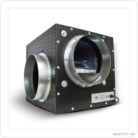 Box Fan Air Extraction Kit 10 Inch with Combi Ducting & Clamps – High Power Ventilation (1500 / 2500 / 3250 / 4250 m³/h)